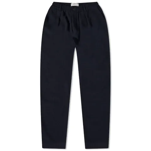 Soft Wool Pleated Track Pant