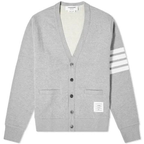 Engineered Stripe Jersey Cardigan