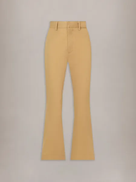 CHINO KICK FLARE - SEPIA TINT