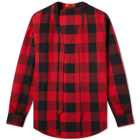 Kimono Check Shirt