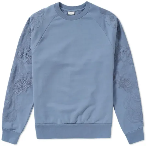 Embroidered Sleeve Sweat
