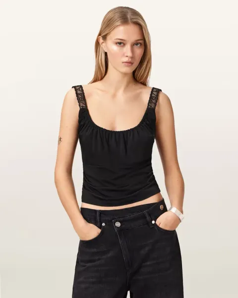Celena Slim Fit Scoop Neck Top