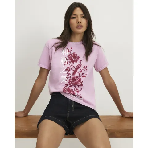 River Island Cotton Japanese Floral T-Shirt