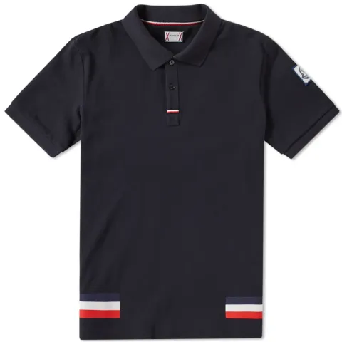 Tricolour Stripe Polo