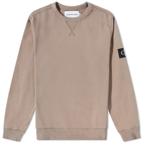 Monogram Sleeve Badge Crew Sweat