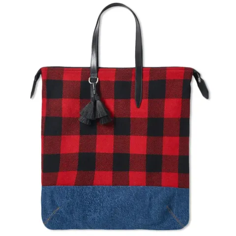 Plaid Tote Bag