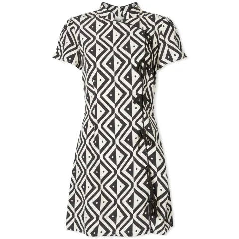 Harlow Geo Diamond Mini Dress