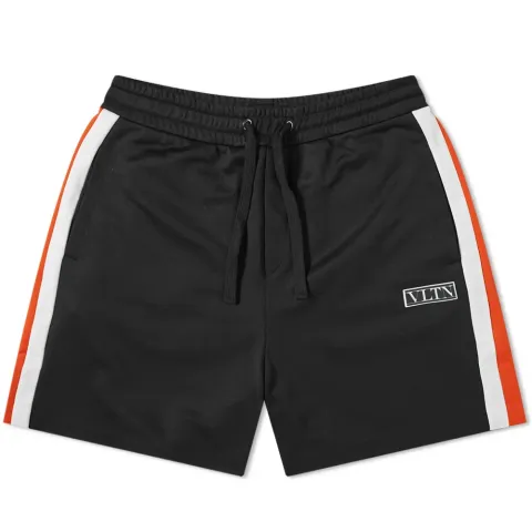 Side Striped VLTN Sweat Shorts