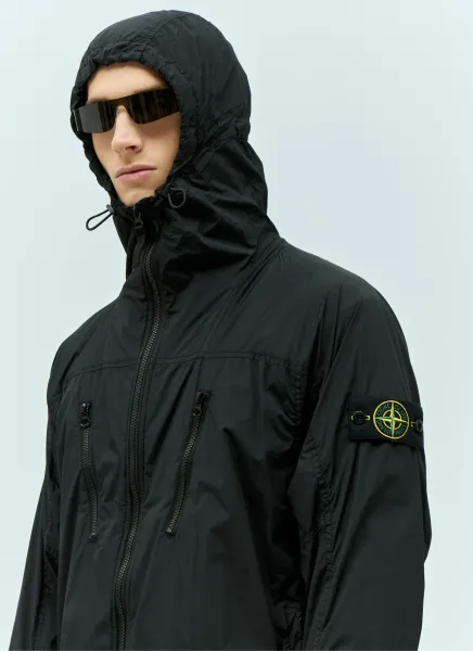 Nylon Hooded Jacket