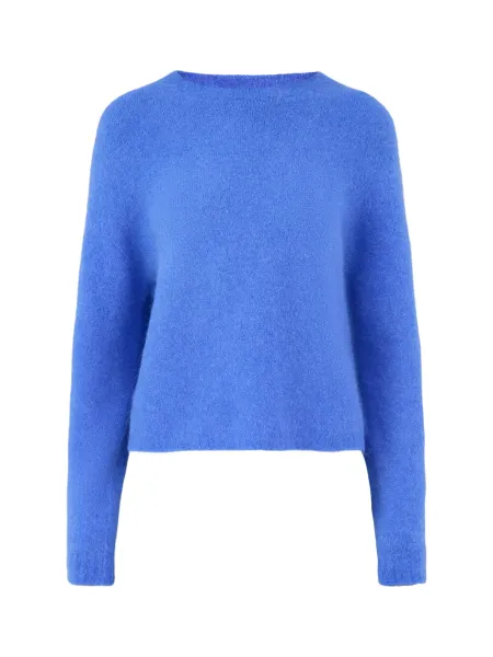 Marella Alpaca & Wool Blend Giunco Sweater - Periwinkle