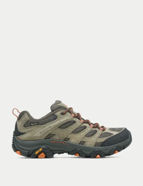 Merrell Moab 3 GTX Suede Walking Shoes Khaki Mix