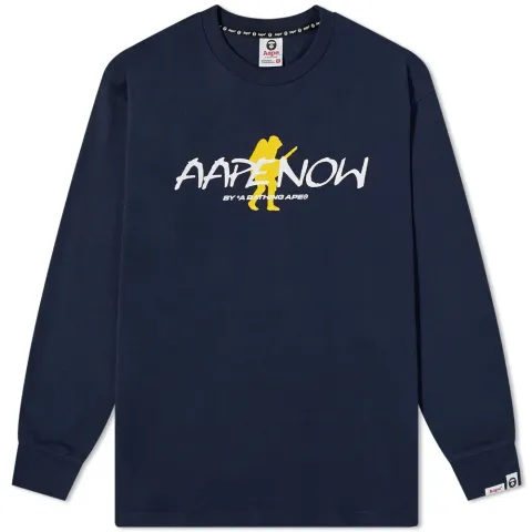 AAPE Long Sleeve Mountain T-Shirt