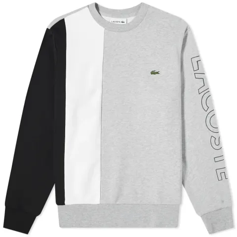 Block Stripe Crew Sweat