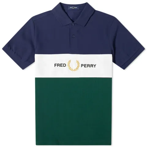 Embroidered Logo Panel Polo