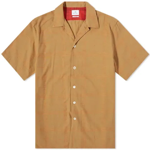 Check Print Short Sleeve Shirt