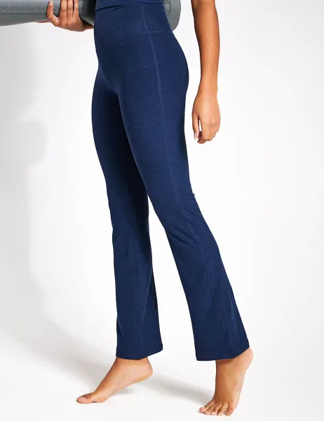 Spacedye Practice High Waist Flared Joggers Navy