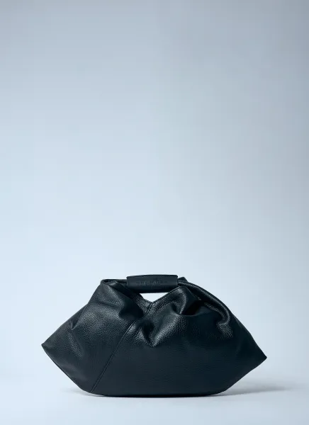 Leather Draped Mini Bag