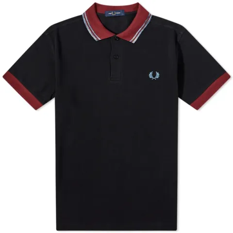 Space Dye Tipped Polo