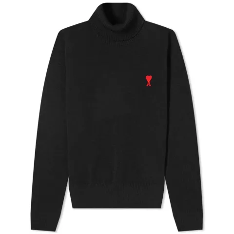 AMI ADC Turtleneck Knit Sweater