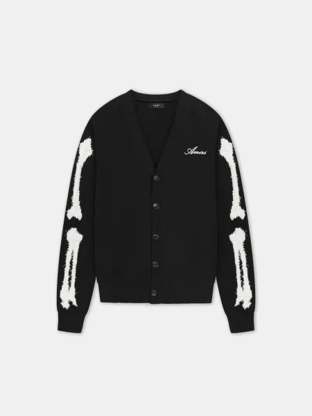 BONES CARDIGAN - Black