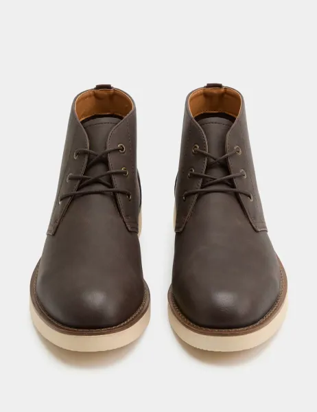 Marks & Spencer Desert Boots Dark Brown