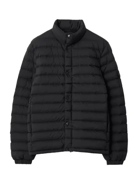Men Nylon Puffer Jacket Black
