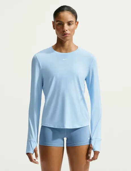 Nike One Classic Crew Neck Top Light Blue