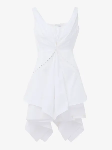Gathered Mini Dress