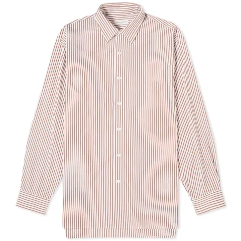 Calander Stripe Poplin Shirt