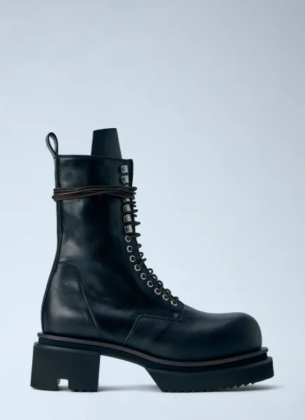 Rick Owens Bogun Lace Up Boots