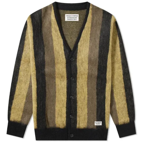 Striped Mohair Cardigan
