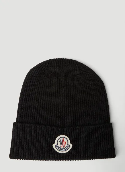Logo Motif Beanie Hat