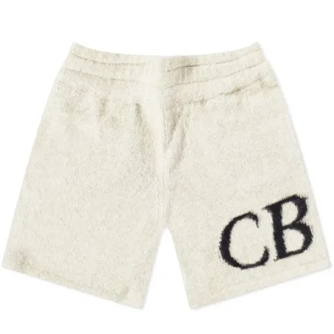 Intarsia Knit Shorts