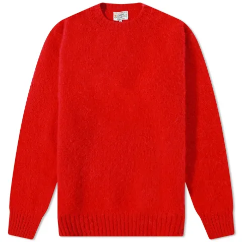 Shetland Woollen Co. Shaggy Crew Knit