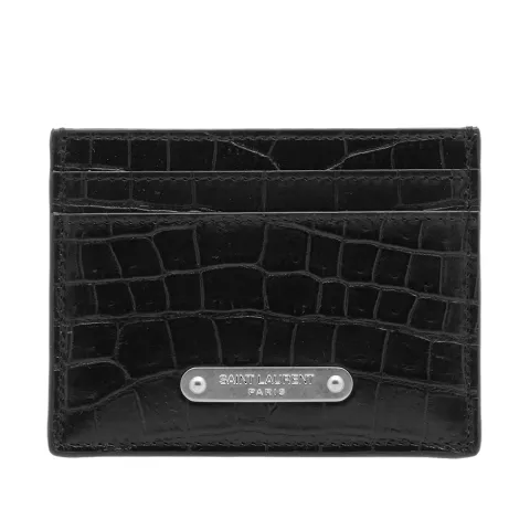 ID Logo Croc Card Holder
