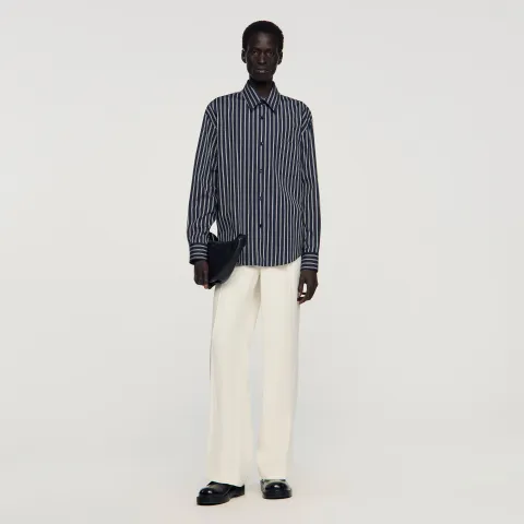 Striped cotton shirt