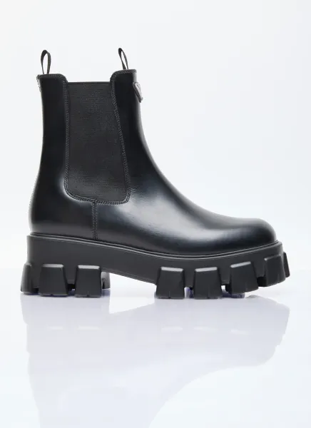 Monolith Brushed Leather Boots