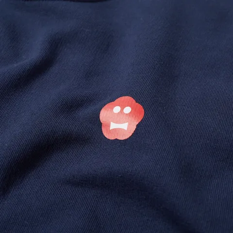 Garment Dyed Face Crew Sweat