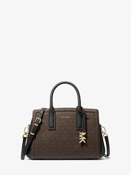 Michael Kors Laila Small Signature Logo Satchel