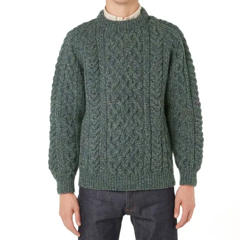1A Heather Blend Cable Crew