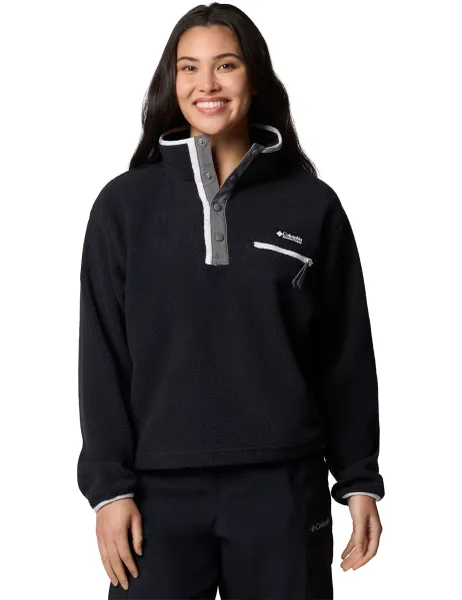 Columbia Helvetia II Fleece Cropped Jacket Black