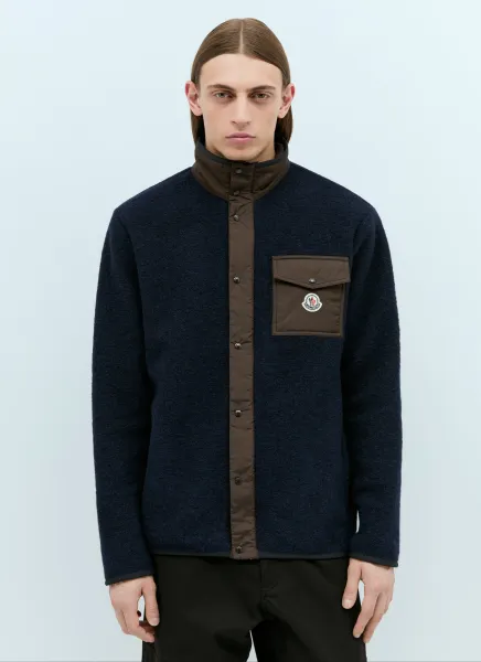 Brushed Wool-Blend Jacket