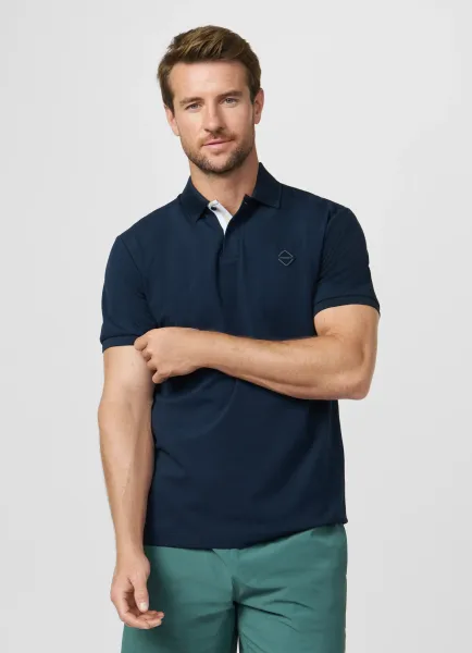 Classic Fit Short Sleeve Branded Polo
