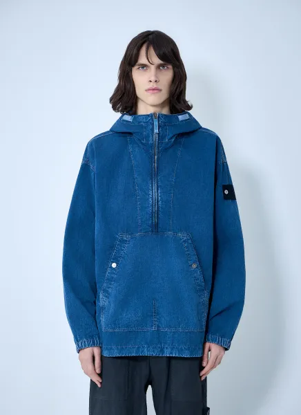 Denim Hooded Jacket