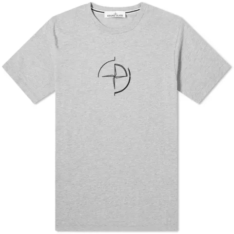 Back Logo Data Scan Tee