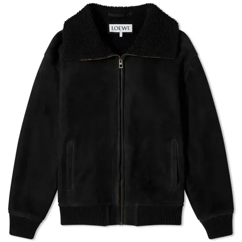 Shearling Bomber Jacket
