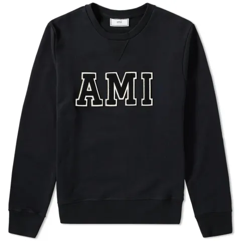 AMI Patch Logo Crew Sweat