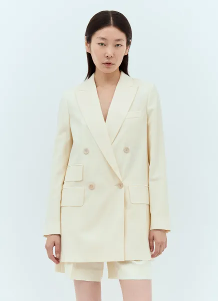 Wool Double-Breasted Blazer