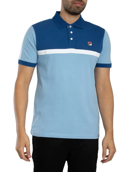 Fila Mattia Contrast Panel Polo Shirt
