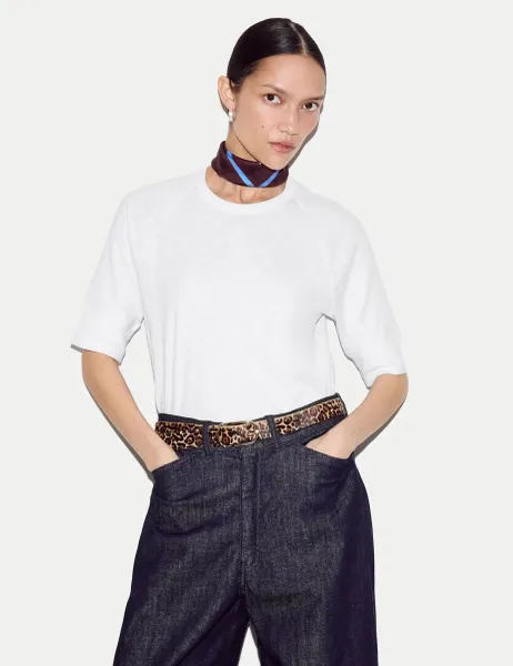 Jigsaw Pure Cotton T-Shirt White